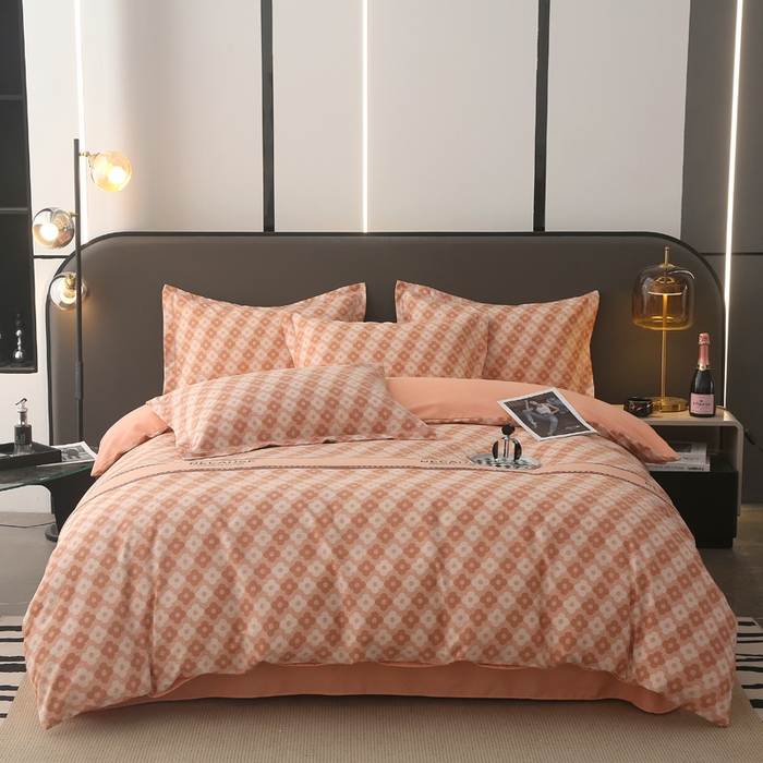 91家纺网 家纺一手货源 找家纺 大吉  2024新款加厚喷气全棉磨毛被套 梵克雅