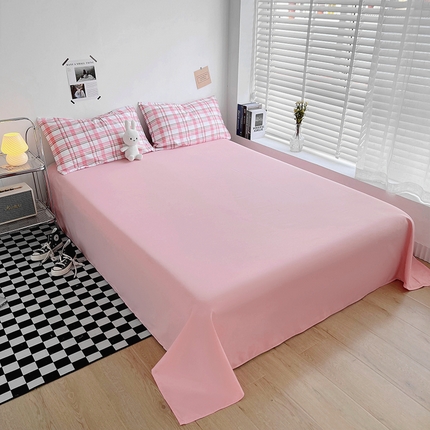 91家纺网 家纺一手货源 找家纺 （总）曼璐家纺 2025新款105克加厚混搭风纯色床单