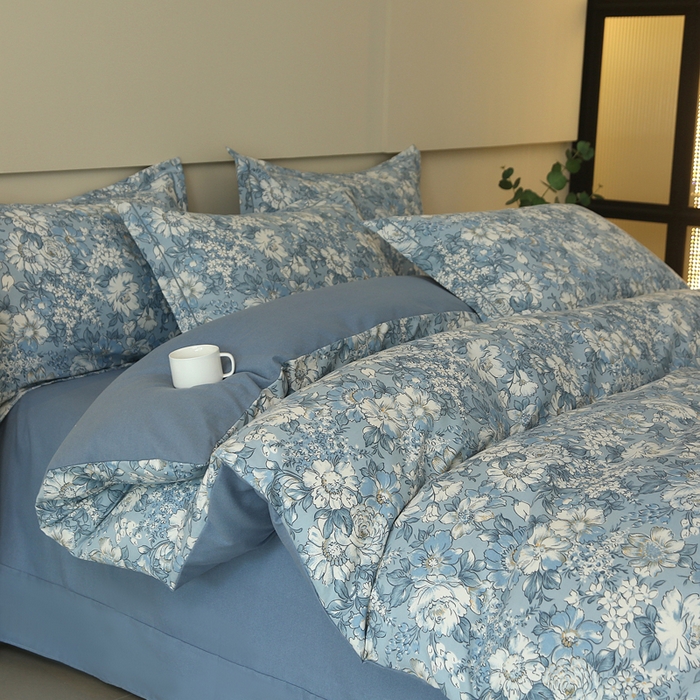 91家纺网 家纺一手货源 找家纺 大吉  2024新款加厚喷气全棉磨毛被套 幽梦