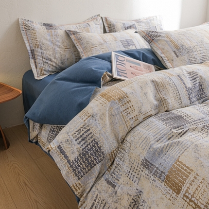 91家纺网 家纺一手货源 找家纺 萌宝老粗布 2025新直播加厚全棉活性磨毛四件套卢卡斯