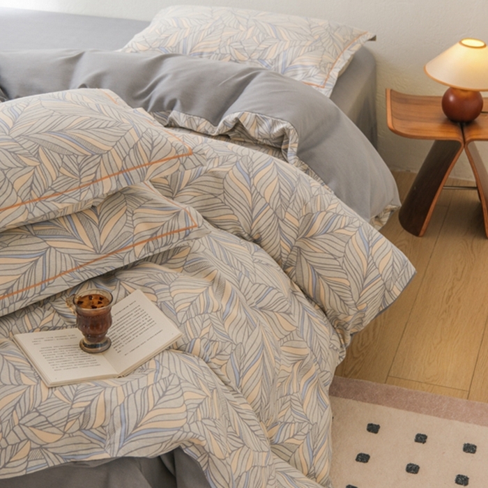 91家纺网 家纺一手货源 找家纺 萌宝老粗布 2025新直播加厚全棉活性磨毛四件套叶岚