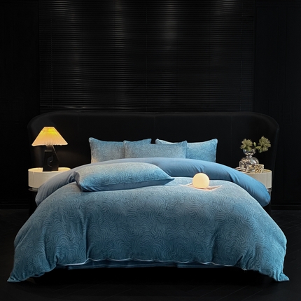 91家纺网 家纺一手货源 找家纺 经年 2025新款牛奶绒四件套-诗野 诗野-宾利兰