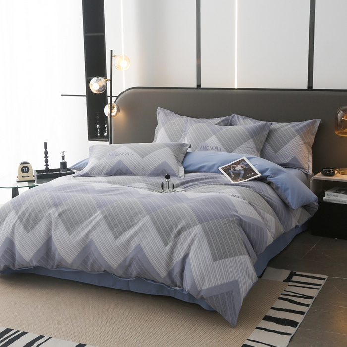 91家纺网 家纺一手货源 找家纺 大吉  2024新款加厚喷气全棉磨毛被套 奥斯丁