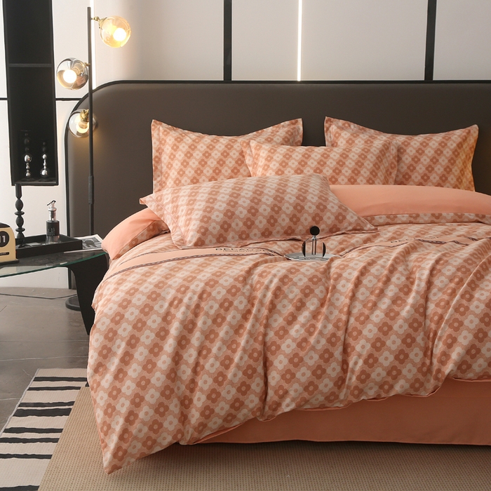 91家纺网 家纺一手货源 找家纺 大吉  2024新款加厚喷气全棉磨毛被套 梵克雅