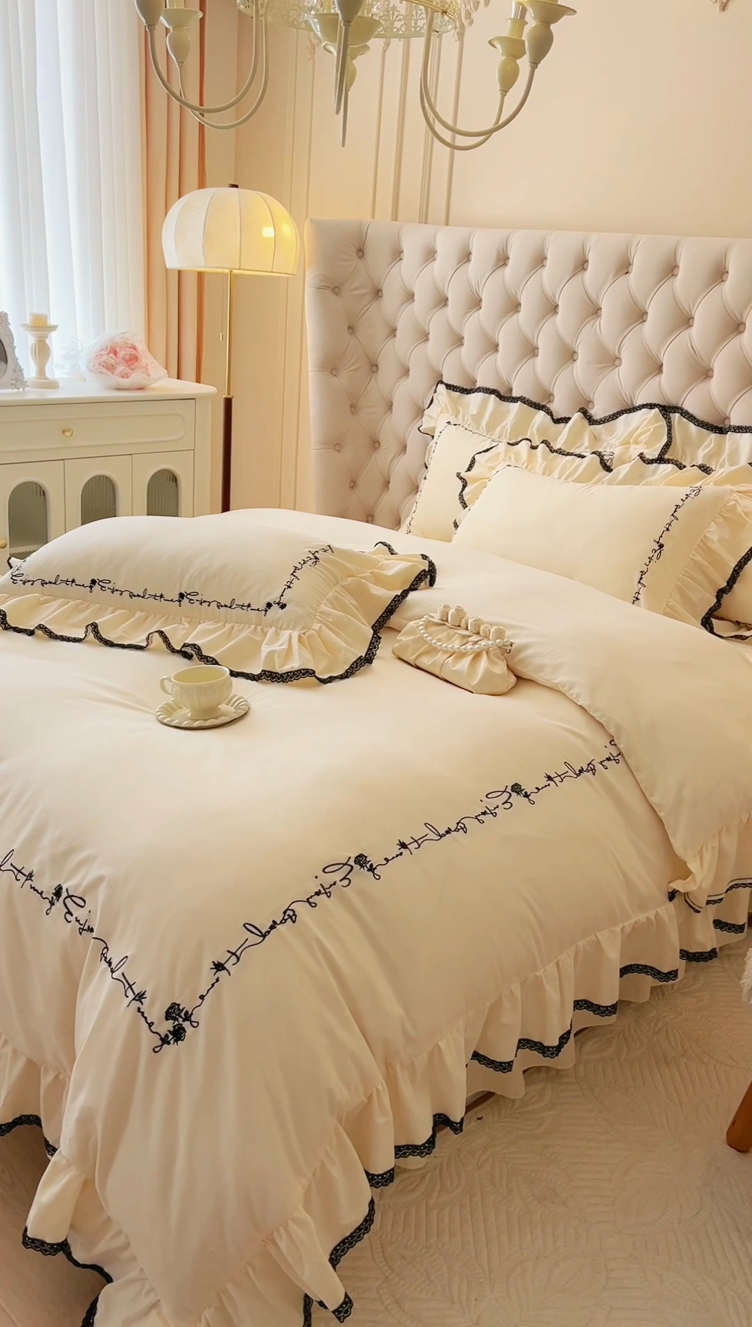 91家纺网 家纺一手货源 找家纺 （总）亲亲公主 2025新款全棉超柔磨毛四件套