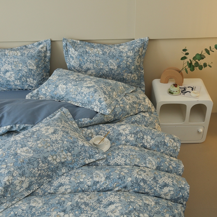 91家纺网 家纺一手货源 找家纺 大吉  2024新款加厚喷气全棉磨毛被套 幽梦