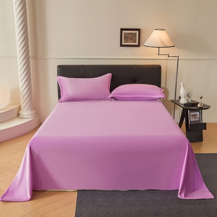 91家纺网 家纺一手货源 找家纺 （总）雅萱家纺 2024新款纯色牛奶绒床单