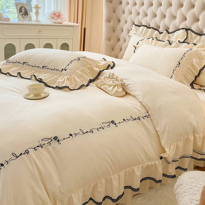 91家纺网 家纺一手货源 找家纺 （总）亲亲公主 2025新款全棉超柔磨毛四件套