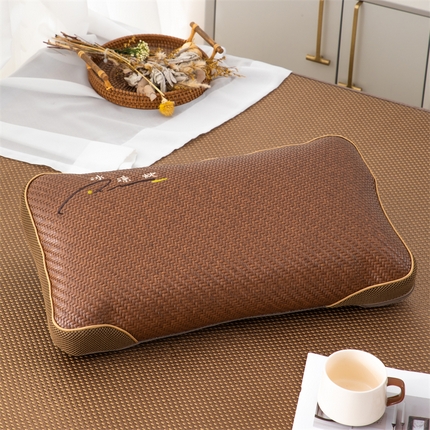91家纺网 家纺一手货源 找家纺 （总）织布人 2024新款荞麦枕茶香枕夏季凉感立体PE藤冰凉枕夏凉枕午睡颈椎枕