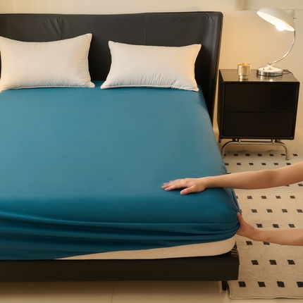 闲鱼家纺 2025新款防水床笠（跨境专供，非质量问题  不退不换） 湖蓝