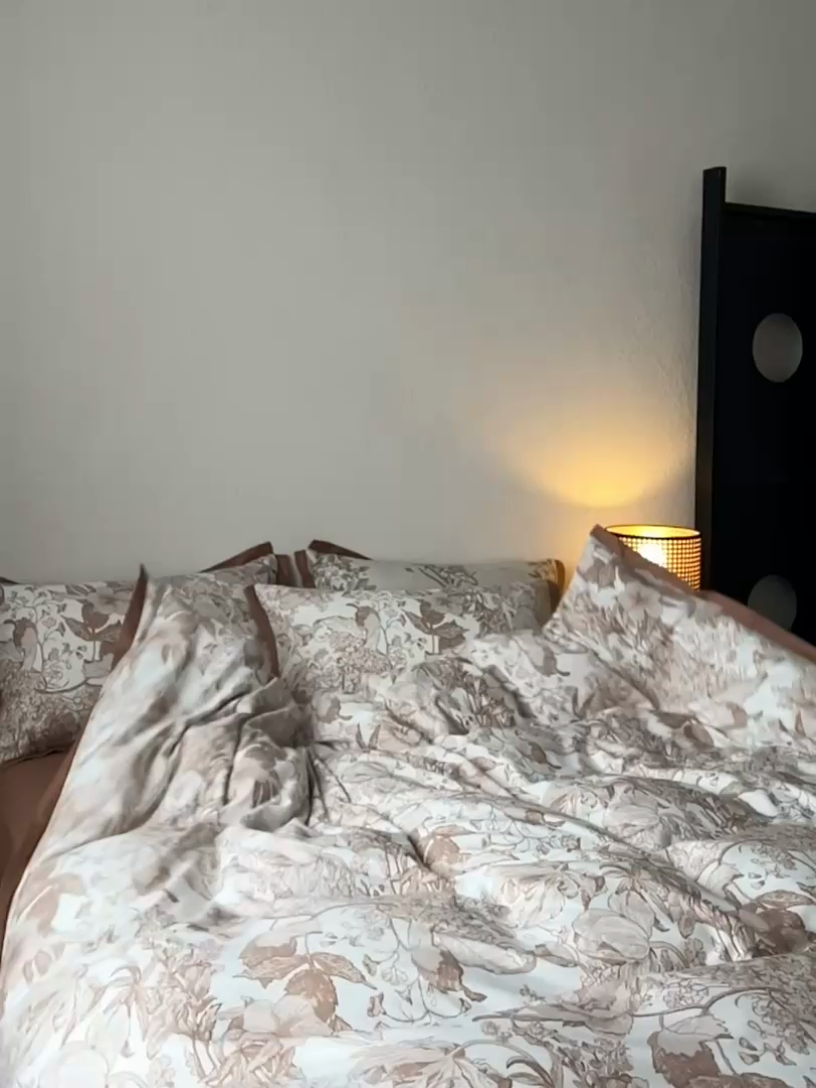 91家纺网 家纺一手货源 找家纺 时年家纺 2024新款全棉印花飞边款四件套（充值会员享优惠） 南念