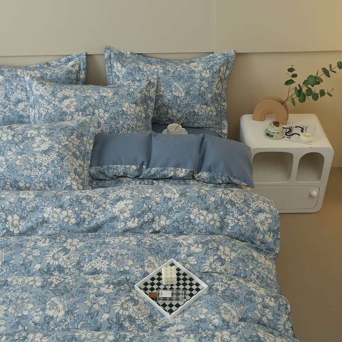 91家纺网 家纺一手货源 找家纺 大吉  2024新款加厚喷气全棉磨毛被套 幽梦