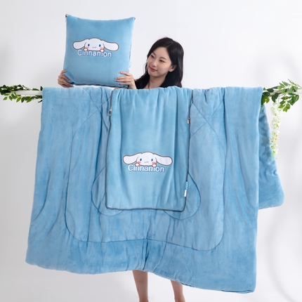 2024新款三丽欧牛奶绒抱枕被 玉桂狗