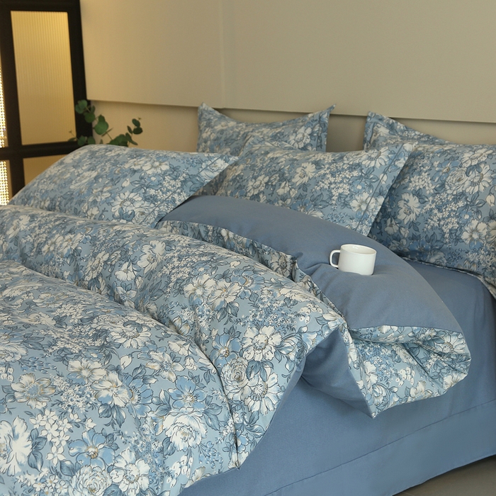 91家纺网 家纺一手货源 找家纺 大吉  2024新款加厚喷气全棉磨毛被套 幽梦