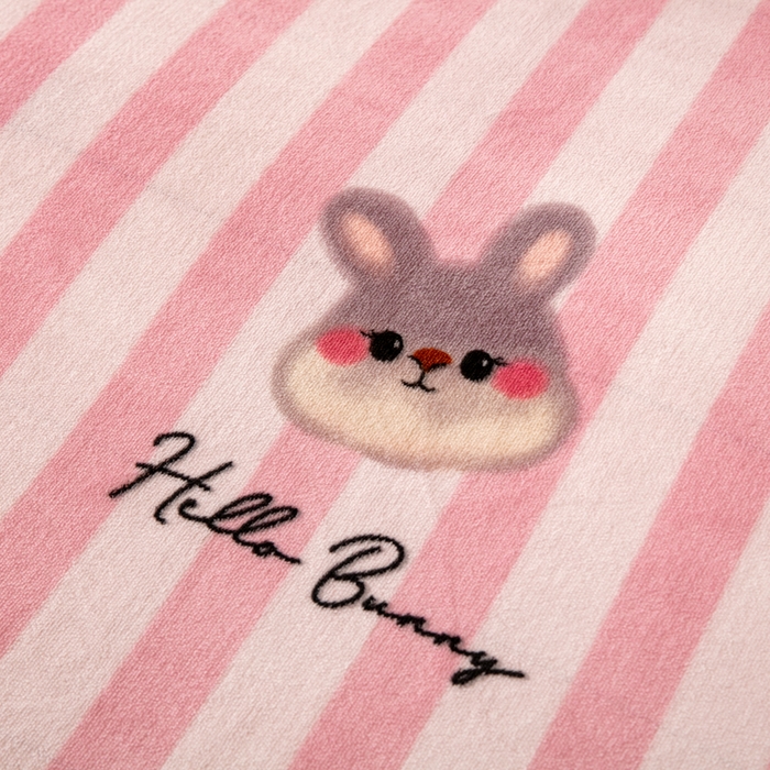 91家纺网 家纺一手货源 找家纺 乐居坊 2024新款高克重牛奶绒印花保暖四件套 可爱多-粉