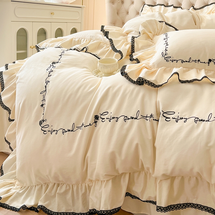 91家纺网 家纺一手货源 找家纺 （总）亲亲公主 2025新款全棉超柔磨毛四件套