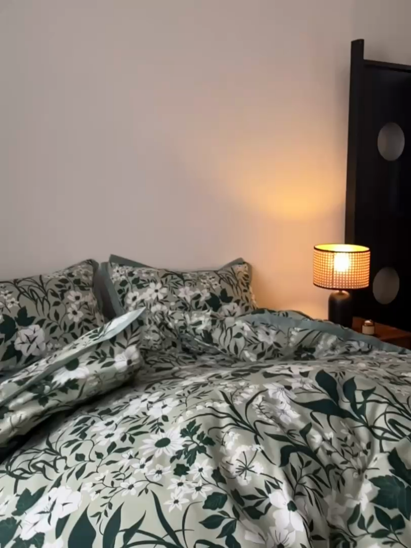 91家纺网 家纺一手货源 找家纺 时年家纺 2024新款全棉印花飞边款四件套（充值会员享优惠） 意晚