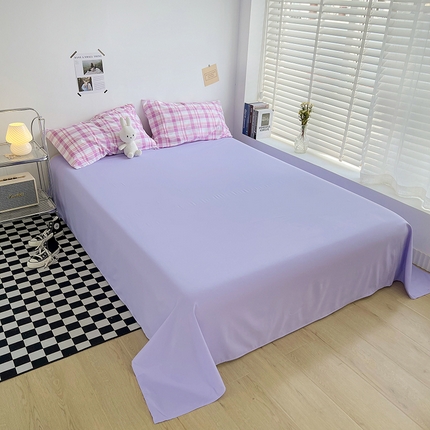 91家纺网 家纺一手货源 找家纺 （总）曼璐家纺 2025新款105克加厚混搭风纯色床单