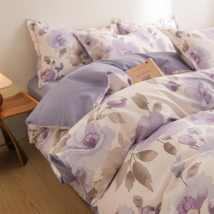 91家纺网 家纺一手货源 找家纺 （总）萌宝老粗布 2025新直播加厚全棉活性磨毛四件套