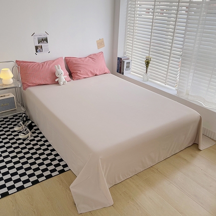 91家纺网 家纺一手货源 找家纺 （总）曼璐家纺 2025新款105克加厚混搭风纯色床单