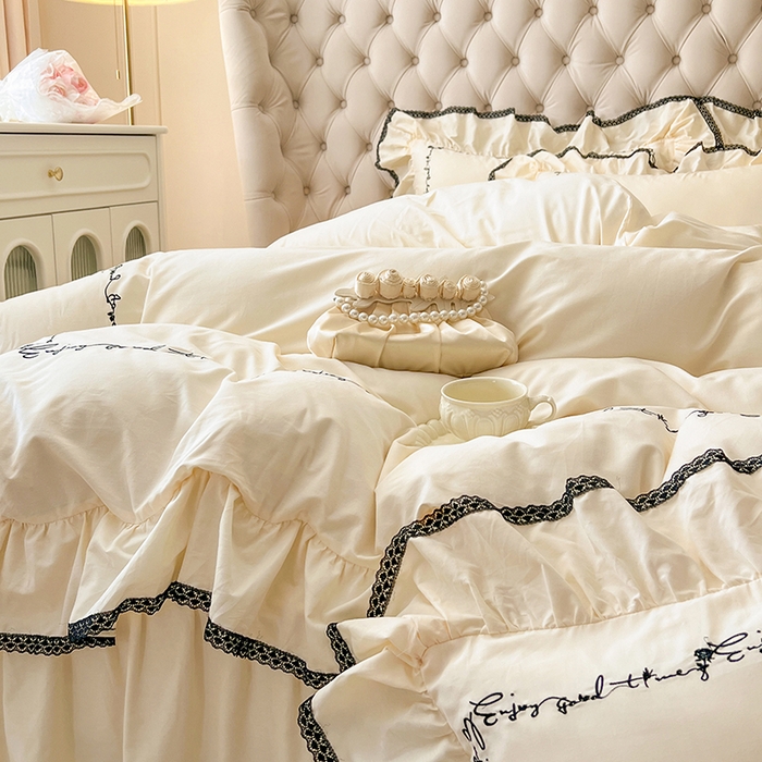 91家纺网 家纺一手货源 找家纺 （总）亲亲公主 2025新款全棉超柔磨毛四件套