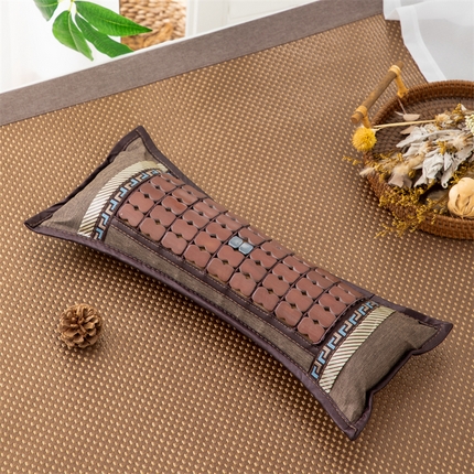 91家纺网 家纺一手货源 找家纺 （总）织布人 2024新款颈椎枕冰藤麻将枕磁石圆柱枕午睡枕反弓矫正颈椎圆柱枕头