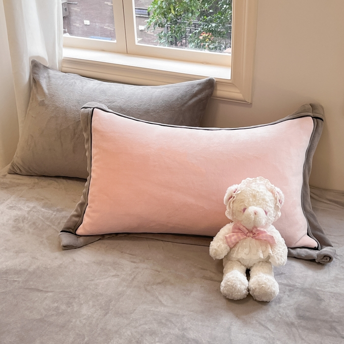 91家纺网 家纺一手货源 找家纺 2024新款毛巾绣牛奶绒四件套 草莓-浅灰