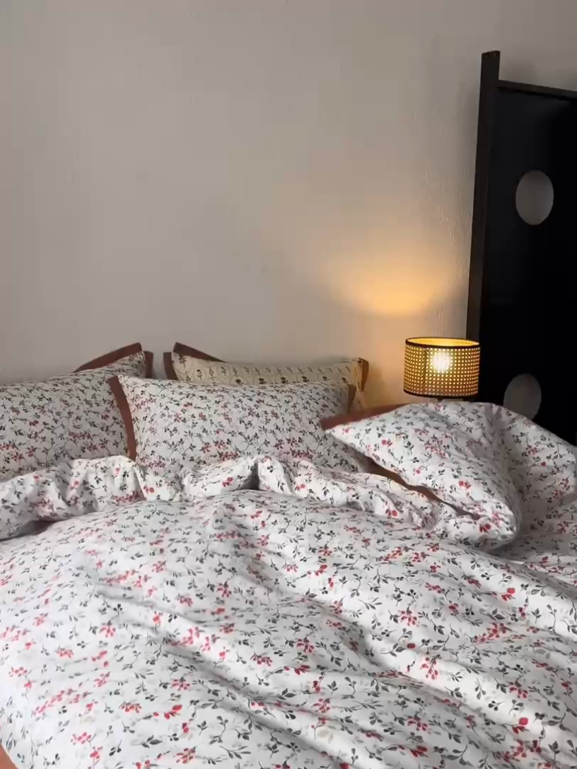 91家纺网 家纺一手货源 找家纺 时年家纺 2024新款全棉印花飞边款四件套（充值会员享优惠） 芊雅