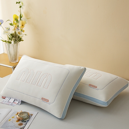 91家纺网 家纺一手货源 找家纺 （总）织布人 2024新款枕芯A类min立体绗绣乳胶枕头酒店护颈椎枕头枕芯