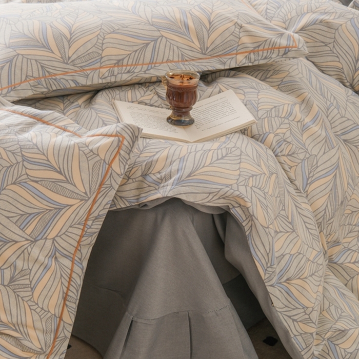 91家纺网 家纺一手货源 找家纺 萌宝老粗布 2025新直播加厚全棉活性磨毛四件套叶岚