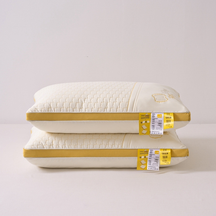 91家纺网 家纺一手货源 找家纺 芯奇想 2024新款立体软柔吐司枕枕头枕芯48*74cm 立体软柔吐司-橙色