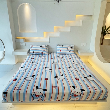 91家纺网 家纺一手货源 找家纺 （总）一隅花田 2024新款牛奶绒床笠