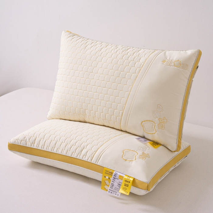 91家纺网 家纺一手货源 找家纺 芯奇想 2024新款立体软柔吐司枕枕头枕芯48*74cm 立体软柔吐司-橙色