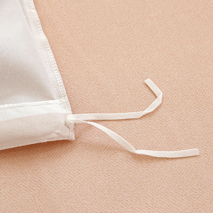 91家纺网 家纺一手货源 找家纺 友承 2025新款亲肤磨毛植物羊绒印花四件套 初夏桔粉