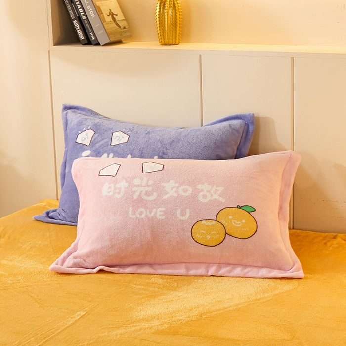 91家纺网 家纺一手货源 找家纺 凡客 2024新款牛奶绒大版印花四件套 初恋