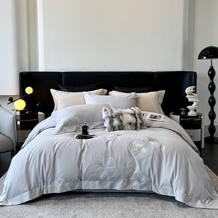 91家纺网 家纺一手货源 找家纺 （总）沐白家居 2024新款100支长绒棉磨毛四件套