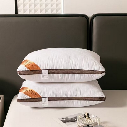91家纺网 家纺一手货源 找家纺 （总）栩裕纺织 2024新款磨毛三线立体羽丝枕48Ⅹ74枕头枕芯