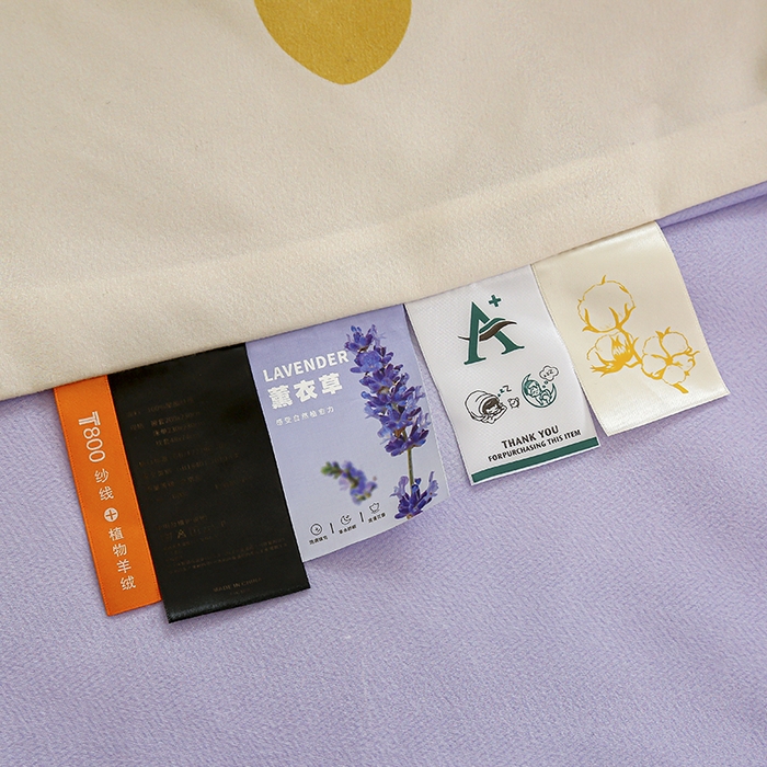 91家纺网 家纺一手货源 找家纺 友承 2025新款亲肤磨毛植物羊绒印花四件套 初夏桔紫