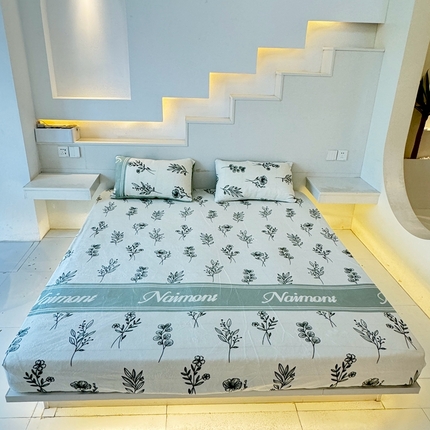 91家纺网 家纺一手货源 找家纺 （总）一隅花田 2024新款牛奶绒床笠