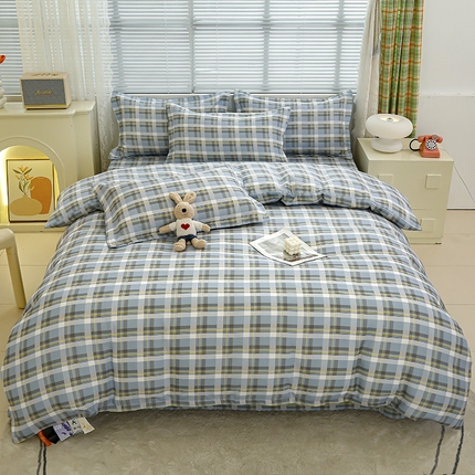 91家纺网 家纺一手货源 找家纺 （总）友承 2025新款亲肤磨毛植物羊绒印花四件套