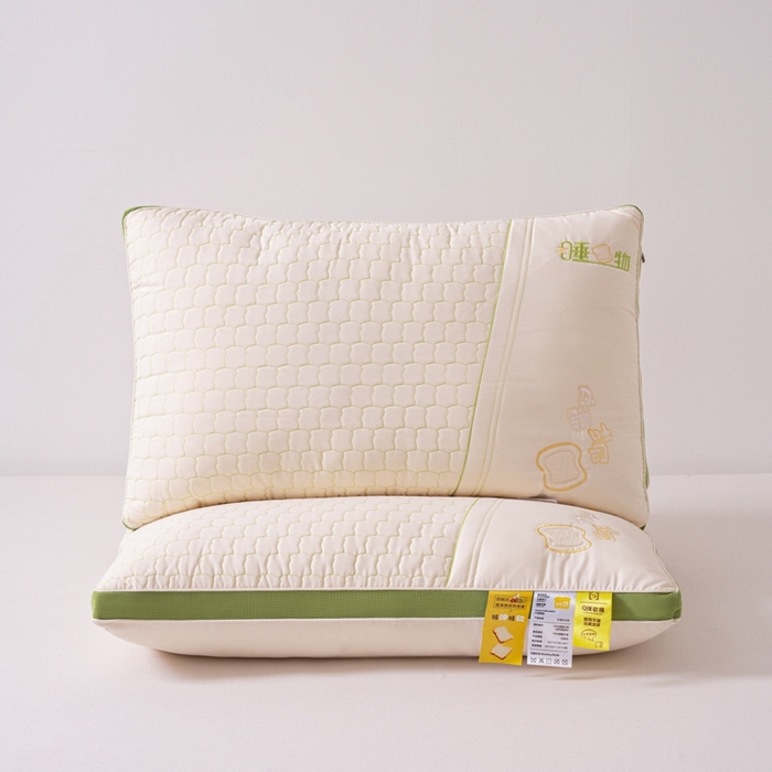 91家纺网 家纺一手货源 找家纺 芯奇想 2024新款立体软柔吐司枕枕头枕芯48*74cm 立体软柔吐司-草青