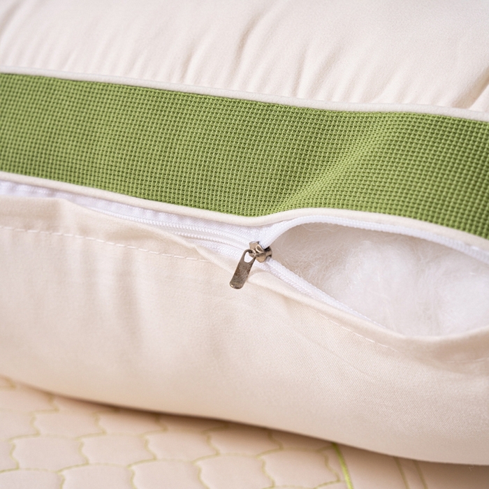 91家纺网 家纺一手货源 找家纺 芯奇想 2024新款立体软柔吐司枕枕头枕芯48*74cm 立体软柔吐司-草青