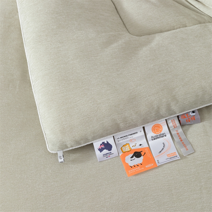 91家纺网 家纺一手货源 找家纺  2025新款三体羊绒加厚保暖冬被芯大豆纤维被春秋被子被芯