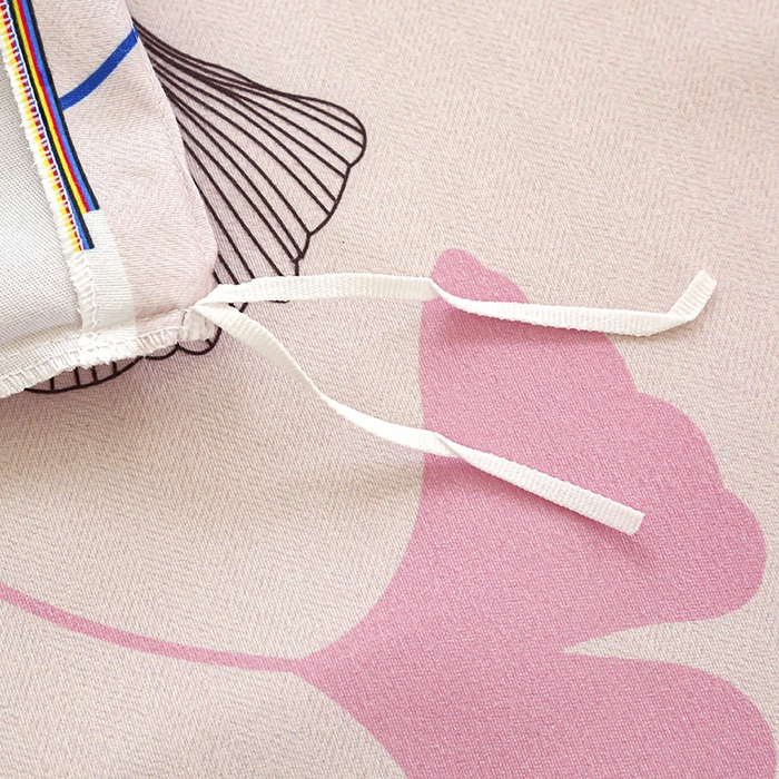 91家纺网 家纺一手货源 找家纺 友承 2025新款亲肤磨毛植物羊绒印花四件套 彩叶