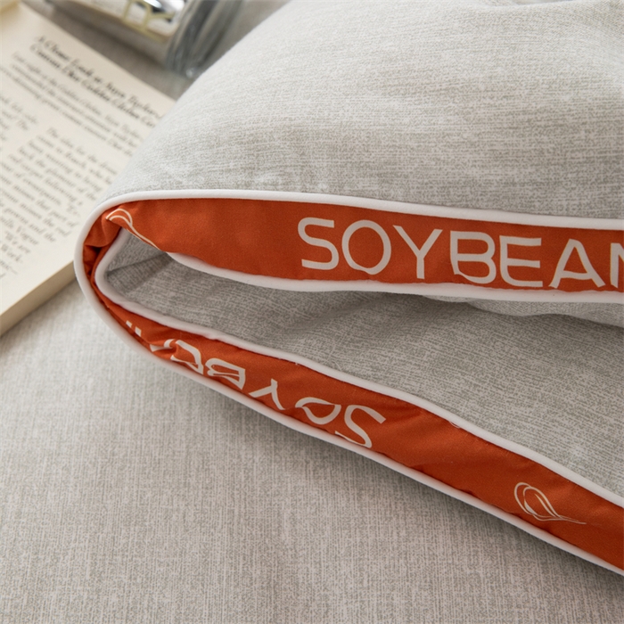 91家纺网 家纺一手货源 找家纺 2025新款火山绒大豆被立体边大豆纤维冬被被子被芯春秋被