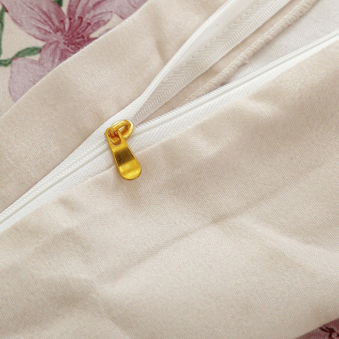 91家纺网 家纺一手货源 找家纺 友承 2025新款亲肤磨毛植物羊绒印花四件套 一念花开