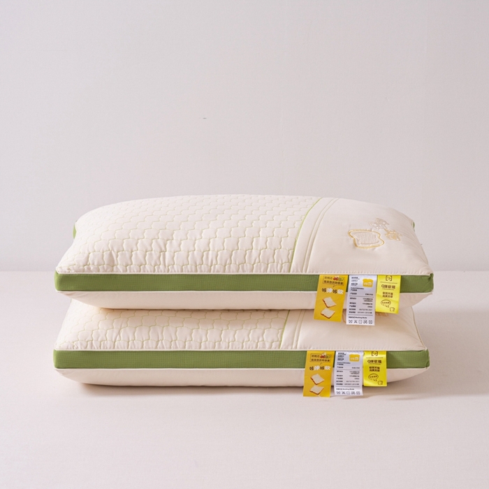 91家纺网 家纺一手货源 找家纺 芯奇想 2024新款立体软柔吐司枕枕头枕芯48*74cm 立体软柔吐司-草青