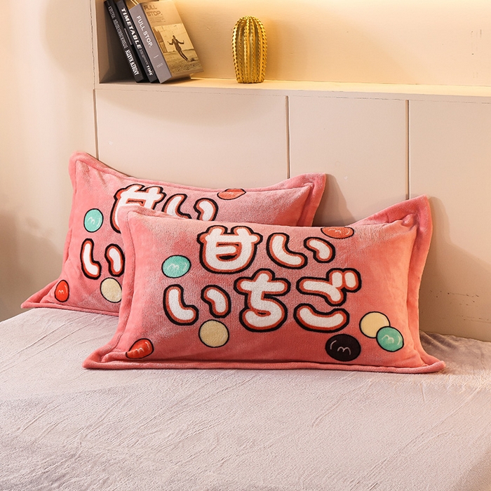 91家纺网 家纺一手货源 找家纺 凡客 2024新款牛奶绒大版印花四件套 猫趣