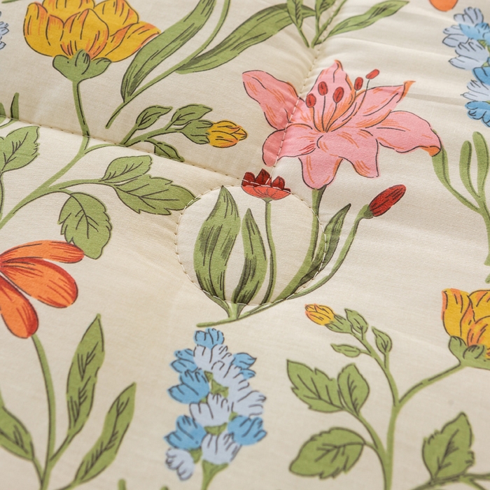 91家纺网 家纺一手货源 找家纺 锦鹭被业  2024款A类全棉纯棉豆豆被春秋空调夏凉加厚冬被子一览芳华-绿