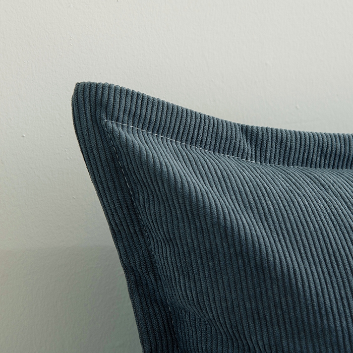 91家纺网 家纺一手货源 找家纺 美达人 2024新款灯芯绒床头靠垫 MD灯芯绒-遂雀蓝